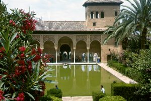 Les jardins de l'alambra.