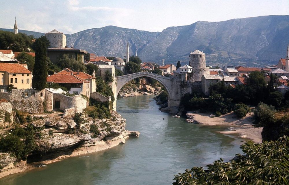 Le pont de Mostar (l'original).